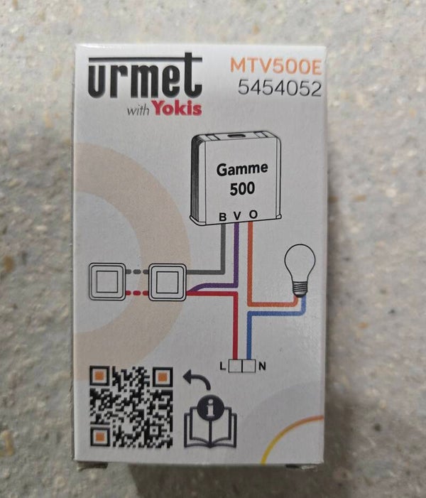 Yokis - Télévariateur numérique Encastré - 500W - Réf : MTV500E