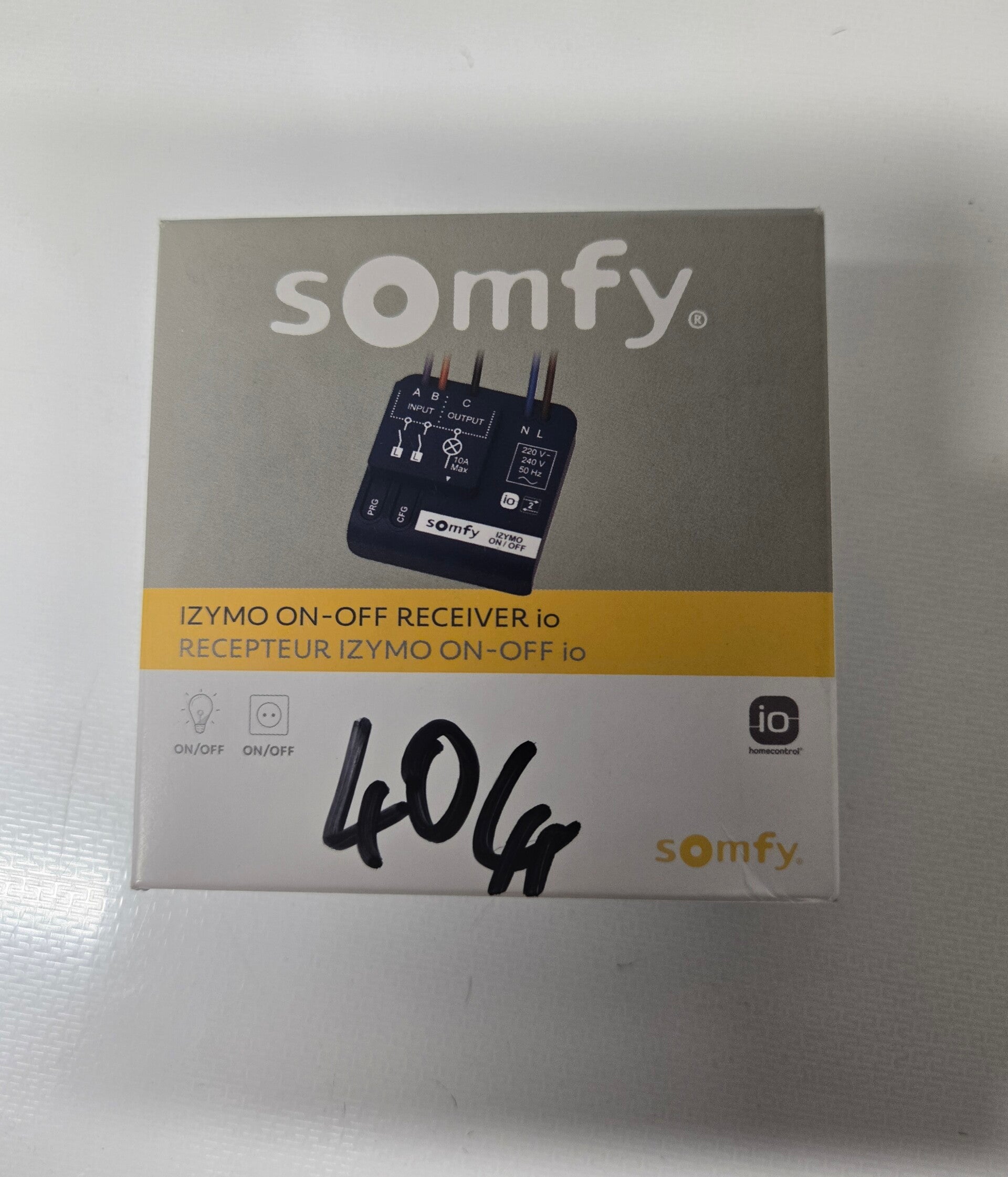 Somfy Module radio récepteur on-off Izymo io (1822649) elec