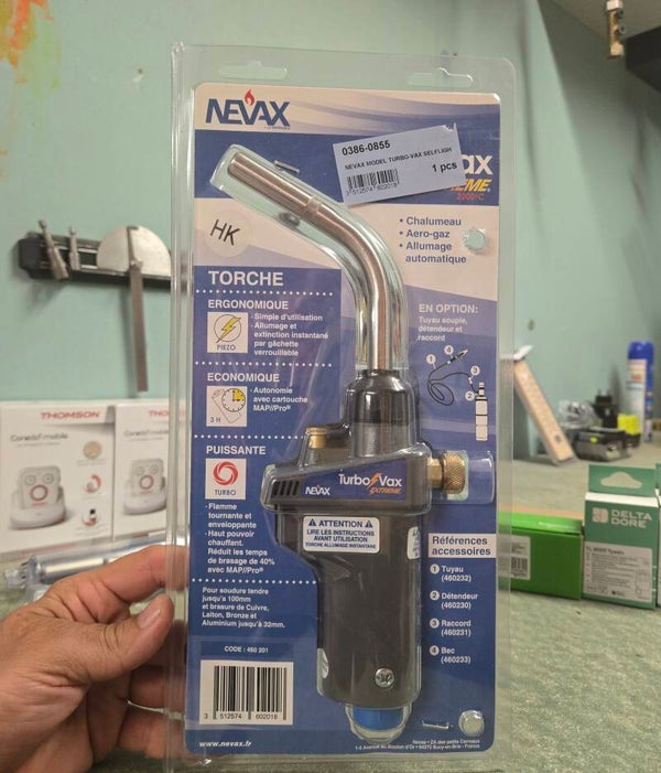 Chalumeau pour brasage fort - Turbovax Extreme NEVAX