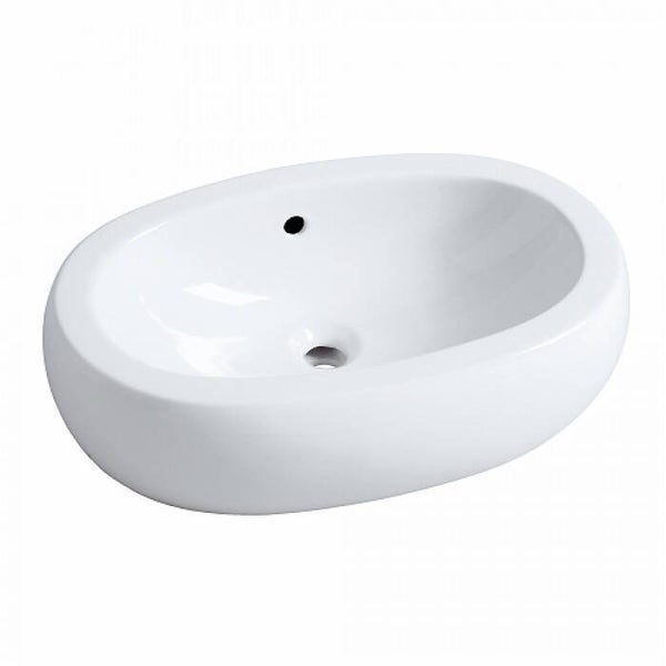 ALLIA Réf : 00156100000 Vasques - Vasques à poser - Chamade 60 x 40 x 18 - blanc Réf : 00156100000