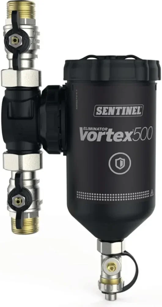 Filtre Eliminator Vortex 500 pour une filtration puissante en installation moyenne,compact, débit 50 l/min raccords 1"