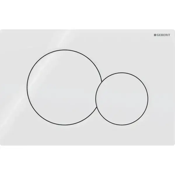 Geberit Sigma01 - Plaque de déclenchement SIGMA01, blanc alpin 115.770.11.5