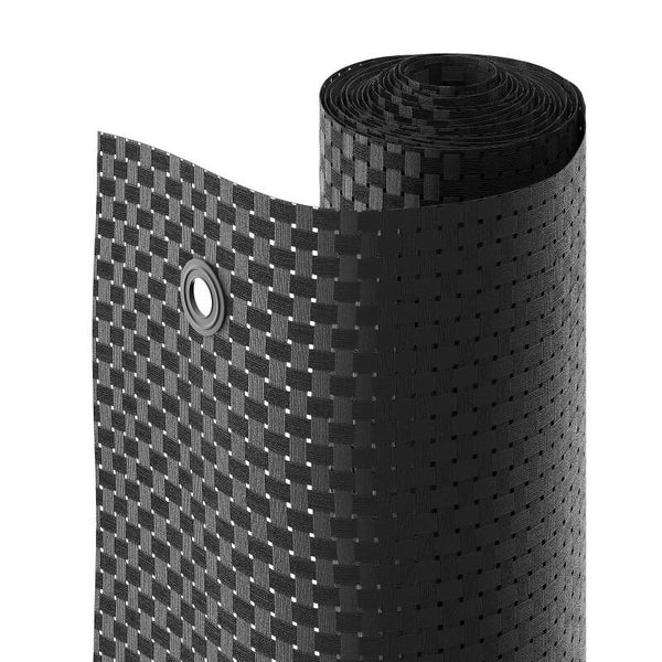 Brise vue tissé gris L.3 x h.1,50 m canisse