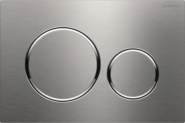 Plaque de commande Sigma 20 - Acier inoxydable 115.882.SN.1 Geberit