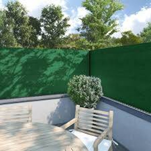 Brise vue 1,2x5m occultation forte vert