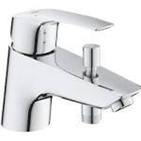 Mitigeur Baignoire Eurosmart Laiton Chromé 138mm Grohe 33412003
