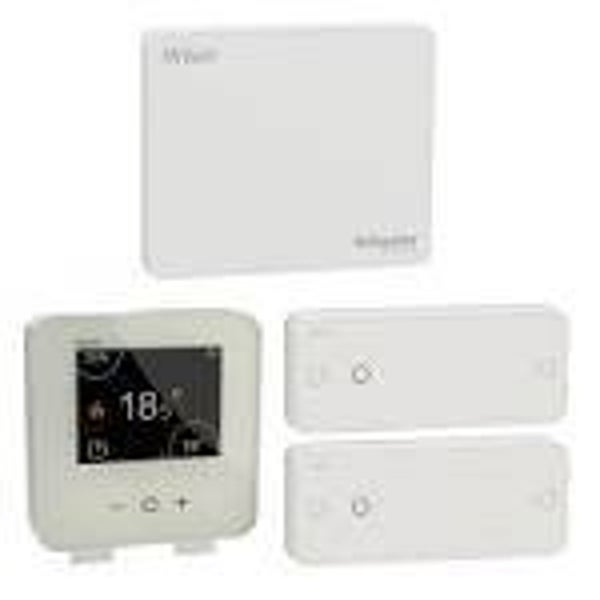 Kit thermostat connecté pour radiateur électrique Wiser CCTFR6905G2 Génération 2 schneider