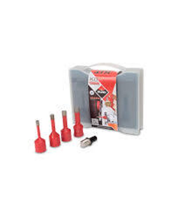 KIT 4 Trépans Mini Drygres (Ø 6, 8, 10 et 12 mm) RUBI