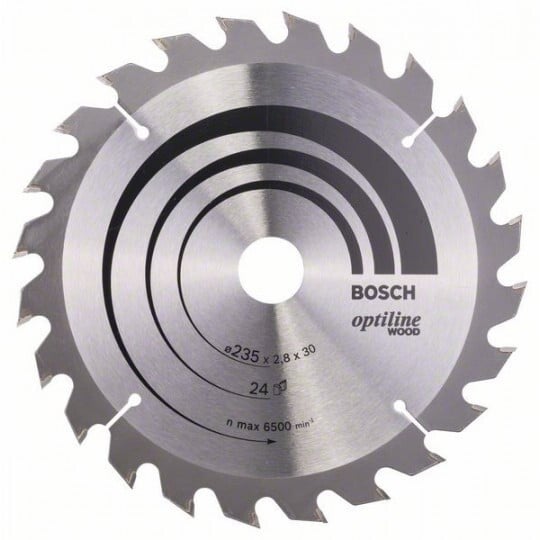 Lame de scie circulaire Optiline Wood 235 x 30 x 2,8 mm - Bosch | 2608640725