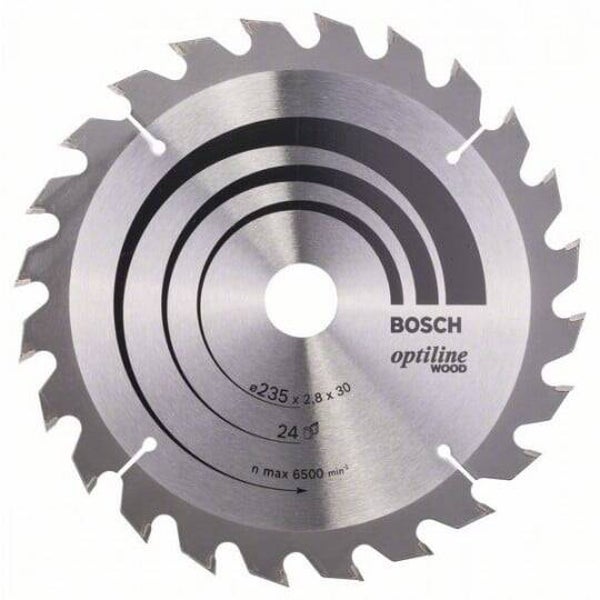 Lame de scie circulaire Optiline Wood 235 x 30 x 2,8 mm - Bosch | 2608640725
