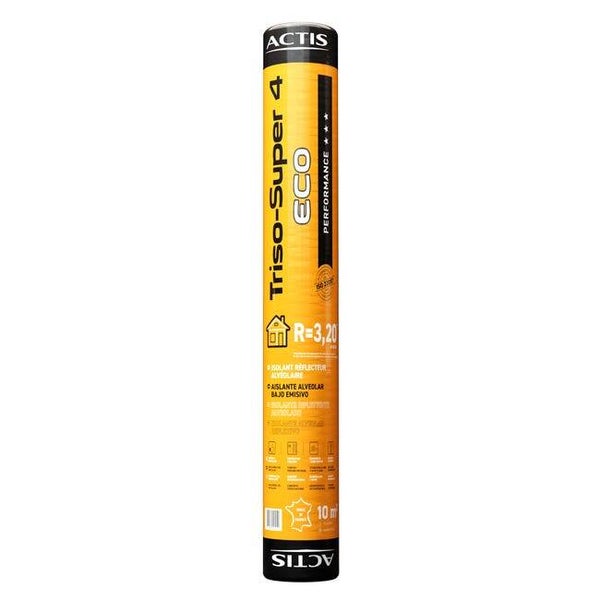 Isolant réflecteur alvéolaire ECO Triso-Super 4 ACTIS isolation mince aluminium R 3,35 m2 (Copie)