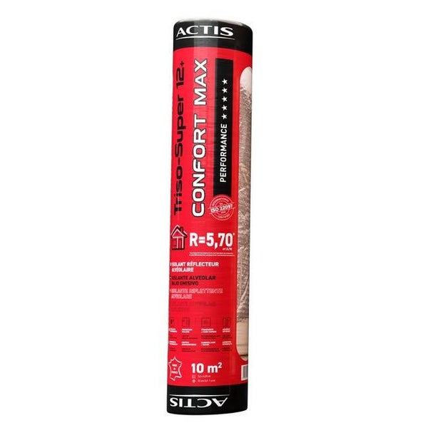 Isolant réflecteur alvéolaire CONFORT MAX Triso-Super 12+ ACTIS R 5,40 m2