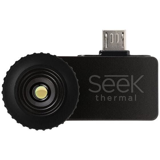 Seek Caméra thermique compacte pour Android noire et iPhone