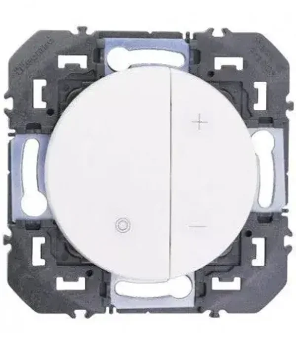 Variateur toutes lampes Dooxie - 2 fils sans neutre - Blanc Référence : 095210