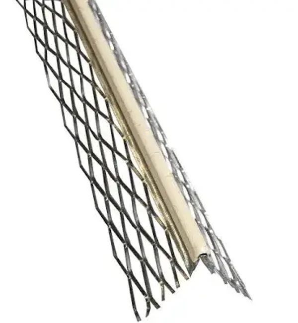 Profilé d'angle pour enduit de façade ton pierre BEIGE