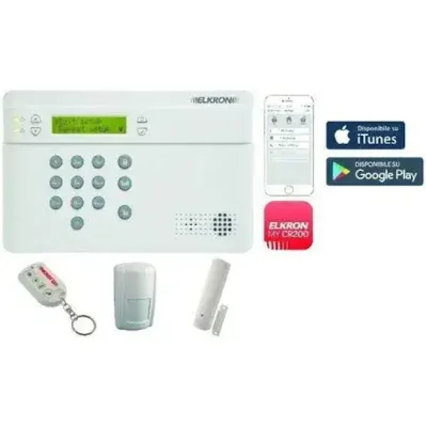 System d alarme sans fil by URMET ELKRON - Kit intrusion radio - KCR200GSM