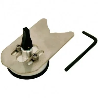 Guide de perçage en inox D. 4 - 76 mm pour trépan diamanté - 62.001 - Leman