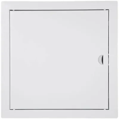 acier 40 x 40 cm système "PUSH" - Diall  Trappe de visite en acier 40 x 40 cm système "PUSH" - Diall