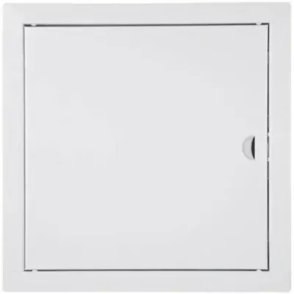 acier 40 x 40 cm système "PUSH" - Diall  Trappe de visite en acier 40 x 40 cm système "PUSH" - Diall