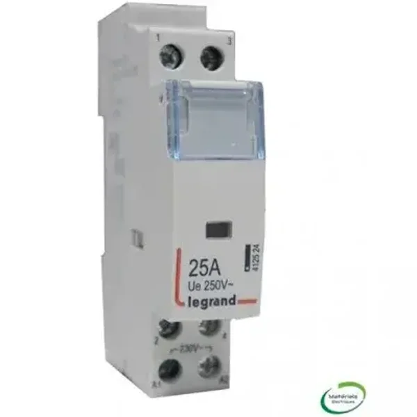Contacteur de puissance 2P 230V 25A 2F - LEGRAND 412523