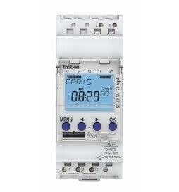 Theben - SELEKTA 170 top3 - Interrupteur astronomique modulaire 1NO+1NF duofix 16 A - Réf : 1700130