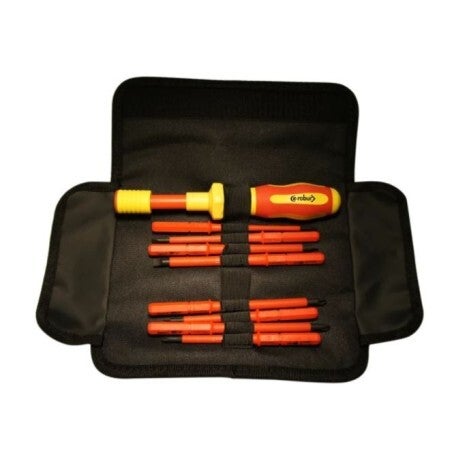 Tournevis dynamométrique isolé en pochette avec 8 lames (412103)
