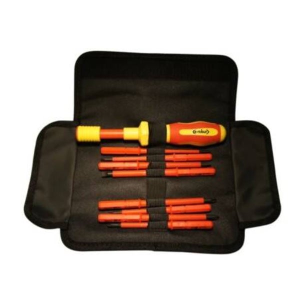 Tournevis dynamométrique isolé en pochette avec 8 lames (412103)