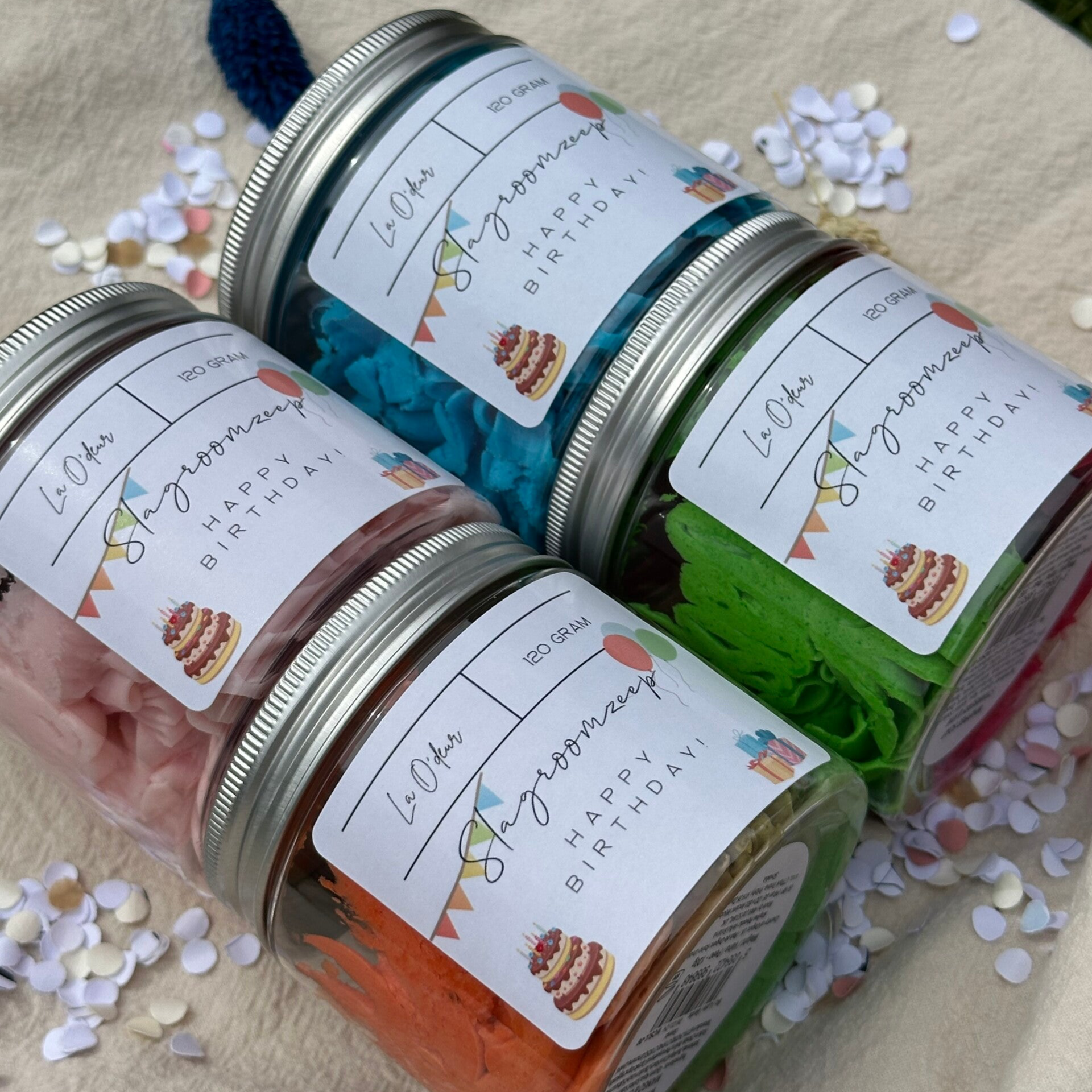 Slagroomzeep | Happy Birthday