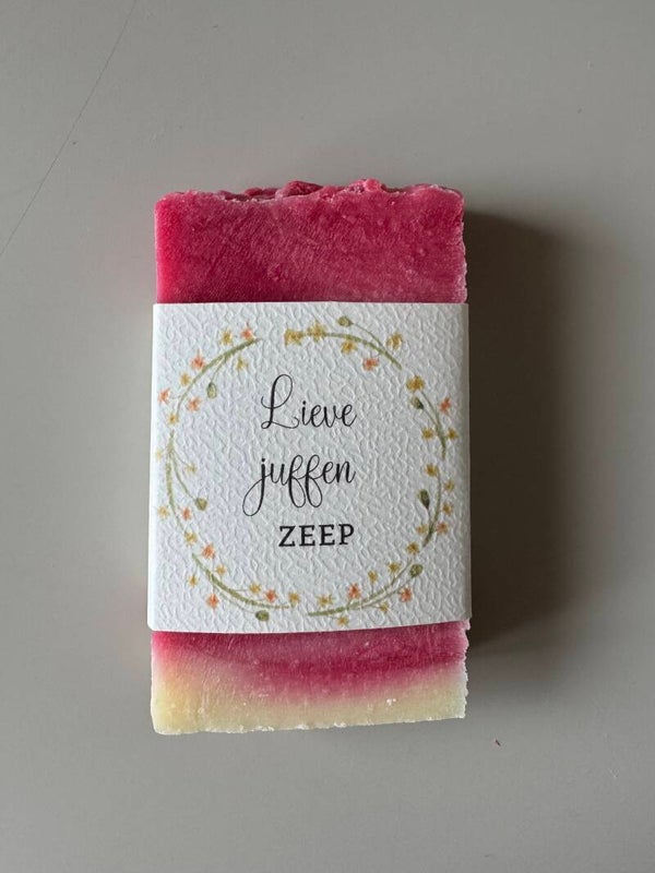 Bedankje juf | Zeepje ‘Lieve juffen zeep'