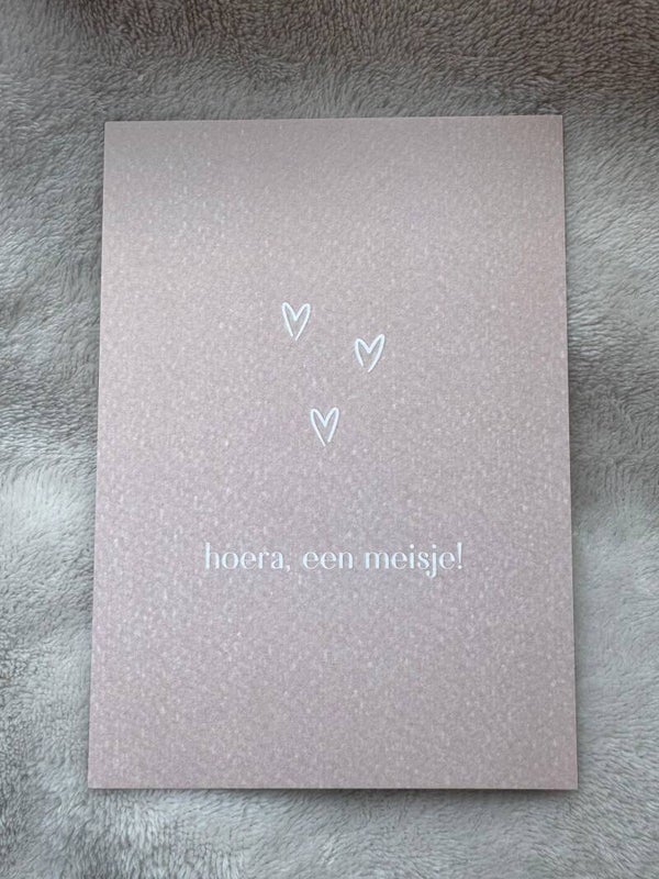 Kaart | Hoera, een meisje!