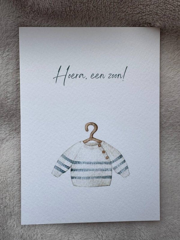 Kaart | Hoera, een zoon!