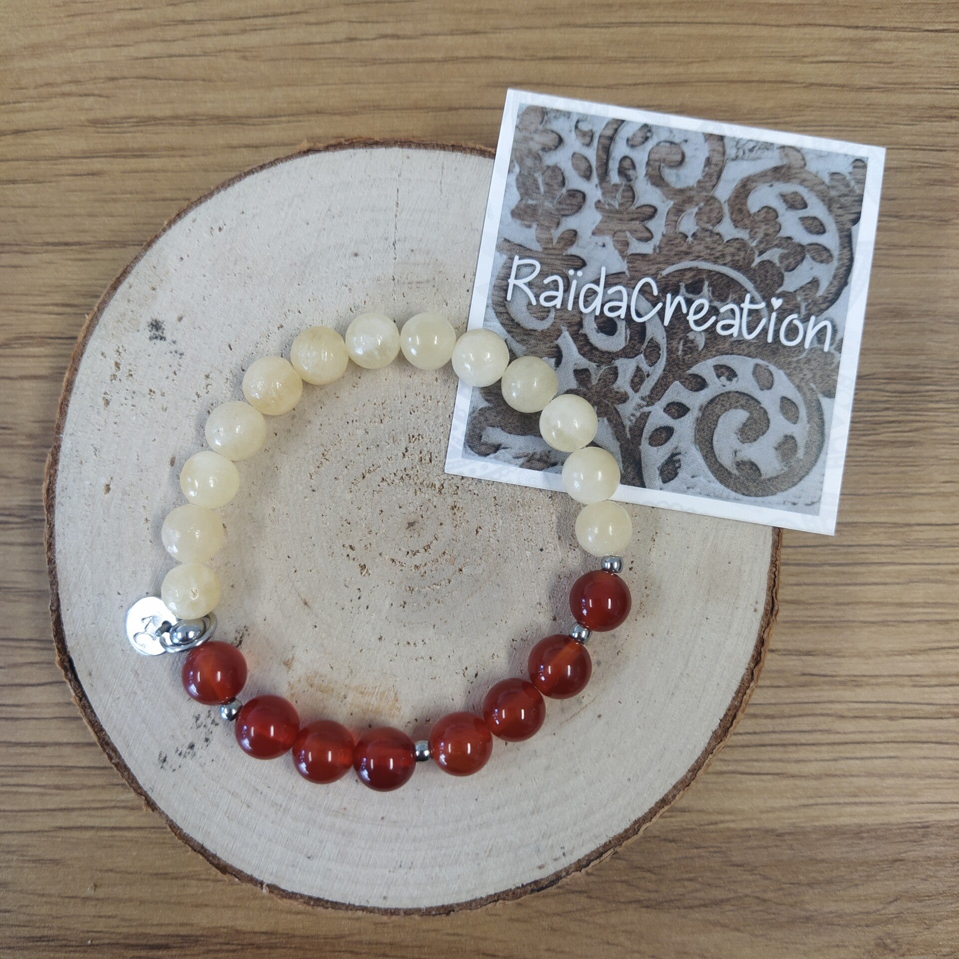 Carneool/ Gele Calciet