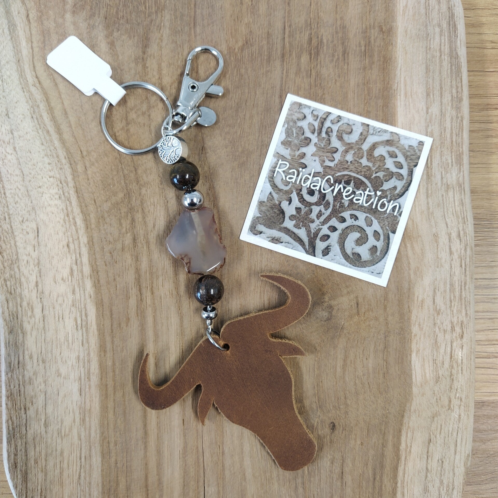 Tas/sleutelhanger Bullhead