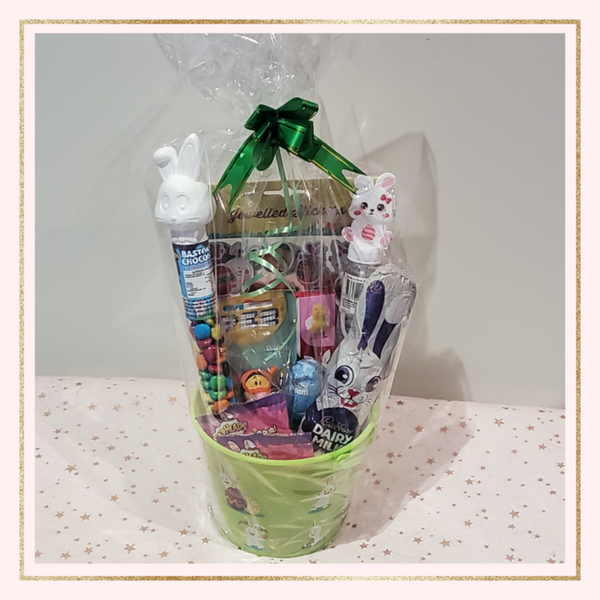 Kids grab & go easter buckets
