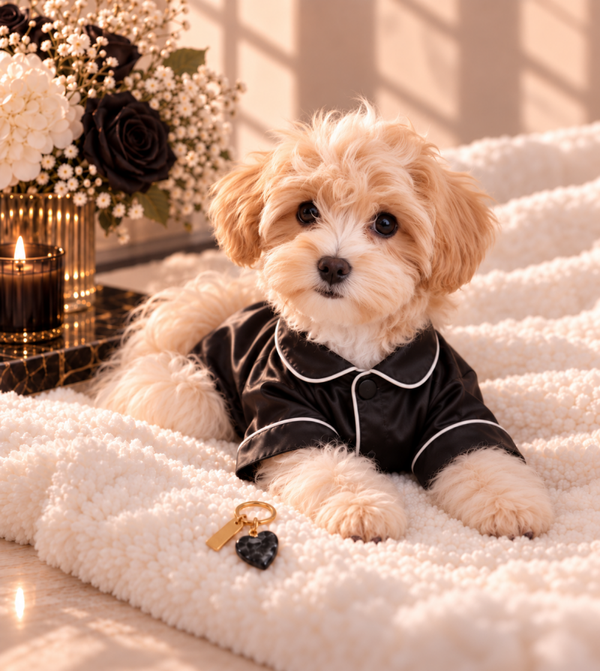 FLFFY Midnight Satin Pyjama