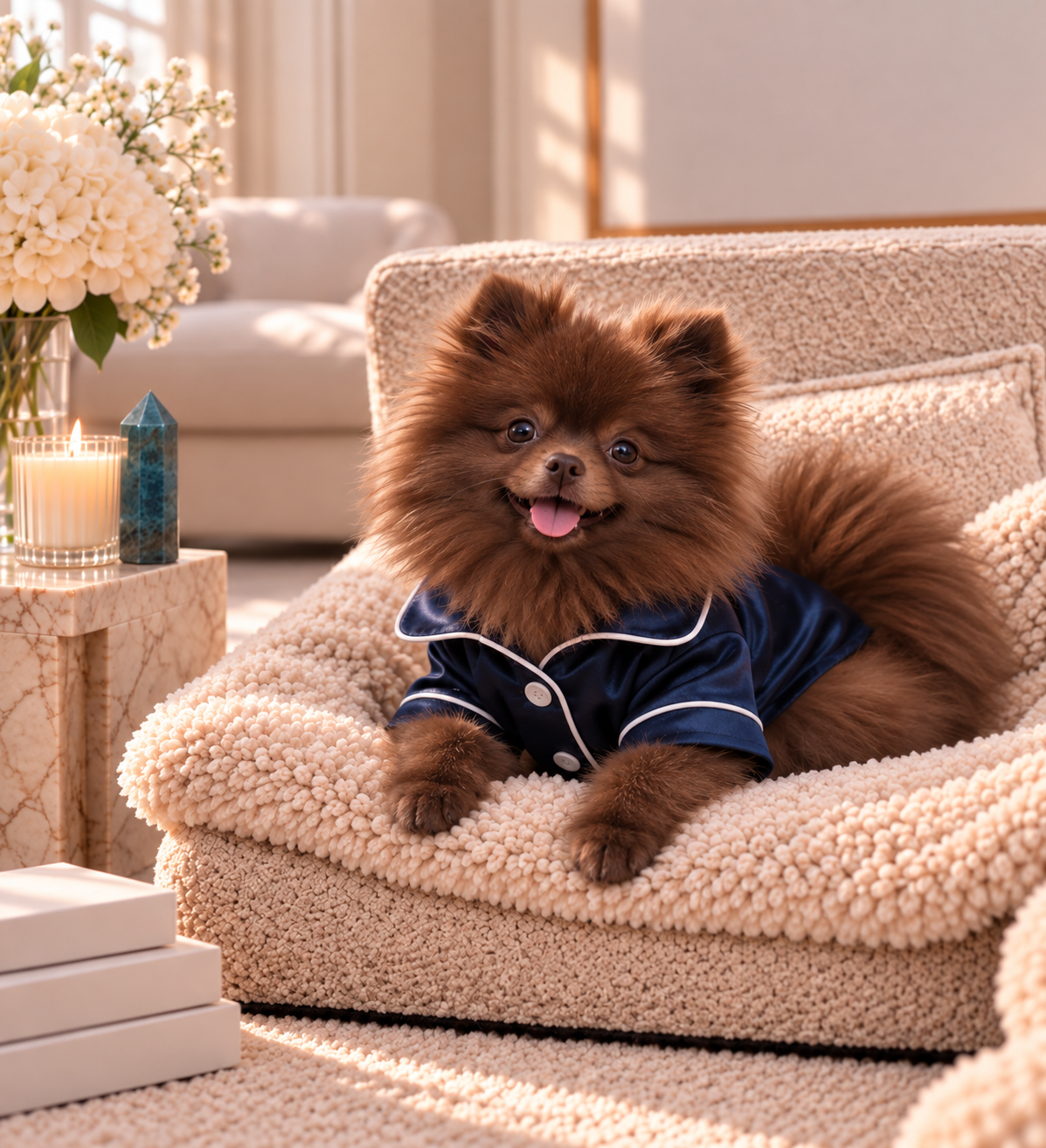 FLFFY Navy Blue Pyjama
