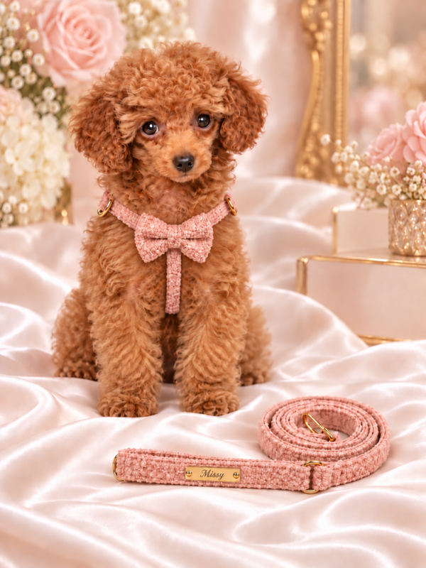 Blush Pink Teddy Walking Set