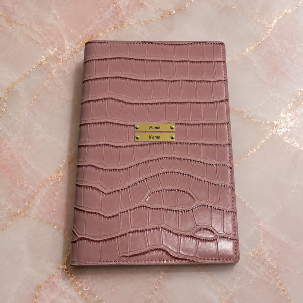 Blush Croco Travel Organiser