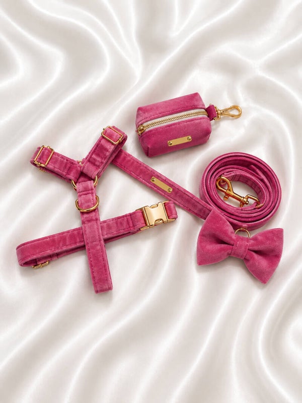 Candy Pink Velvet Set