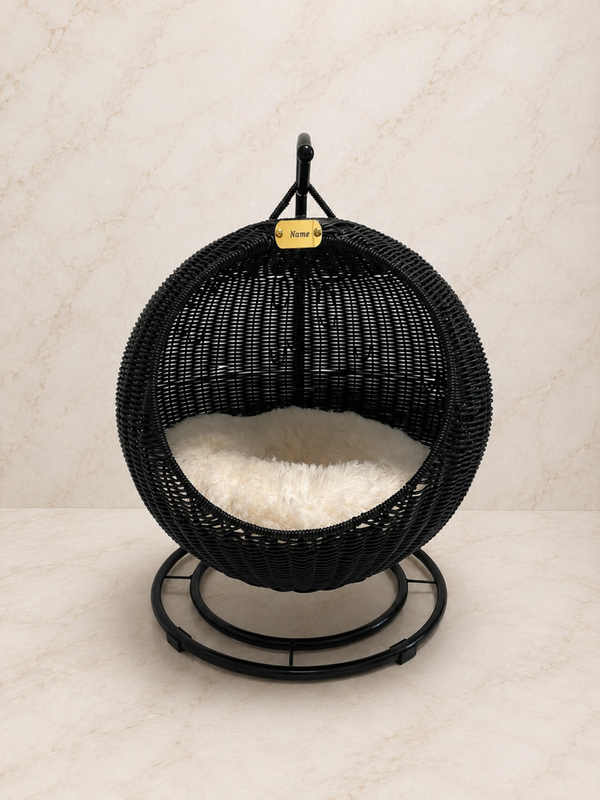 FLFFY Black Royal Swing Chair