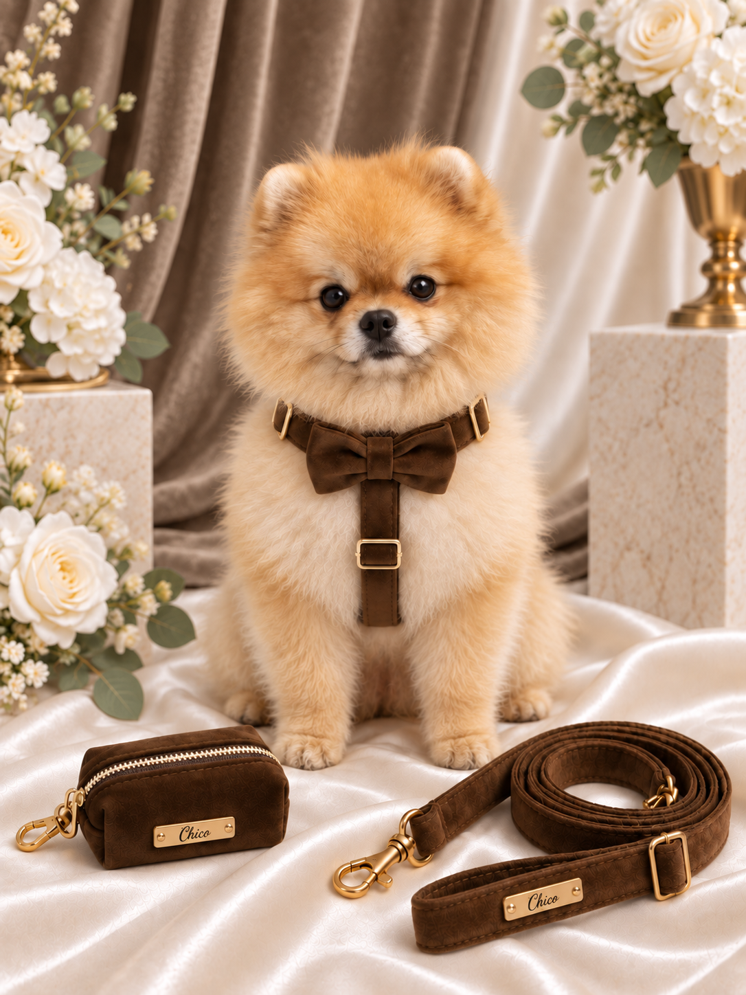 Chocolate Velvet Walking Set