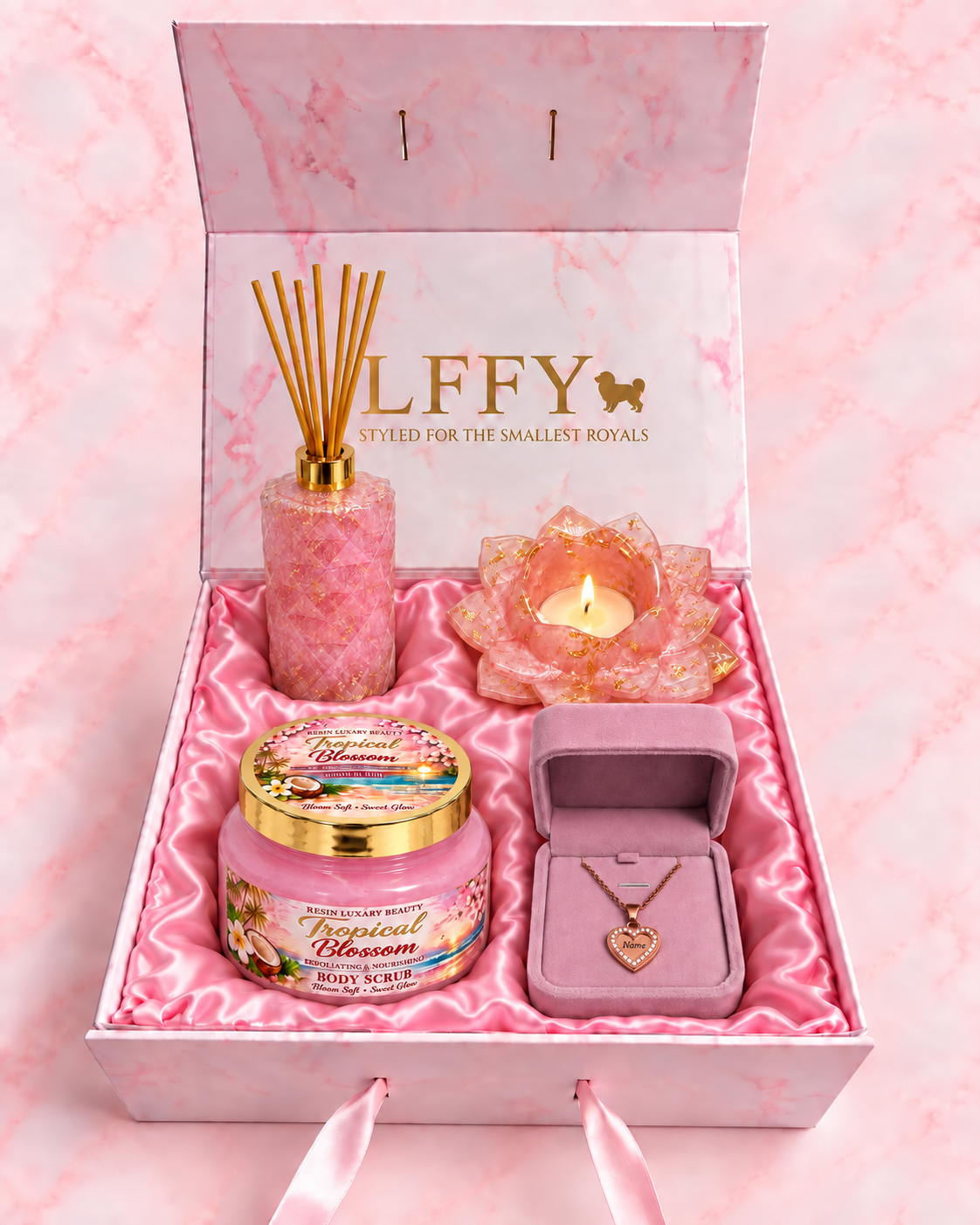 Dog Mom Pink Gift Box
