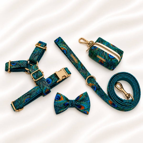 Emerald Peacock Premium Walking Set