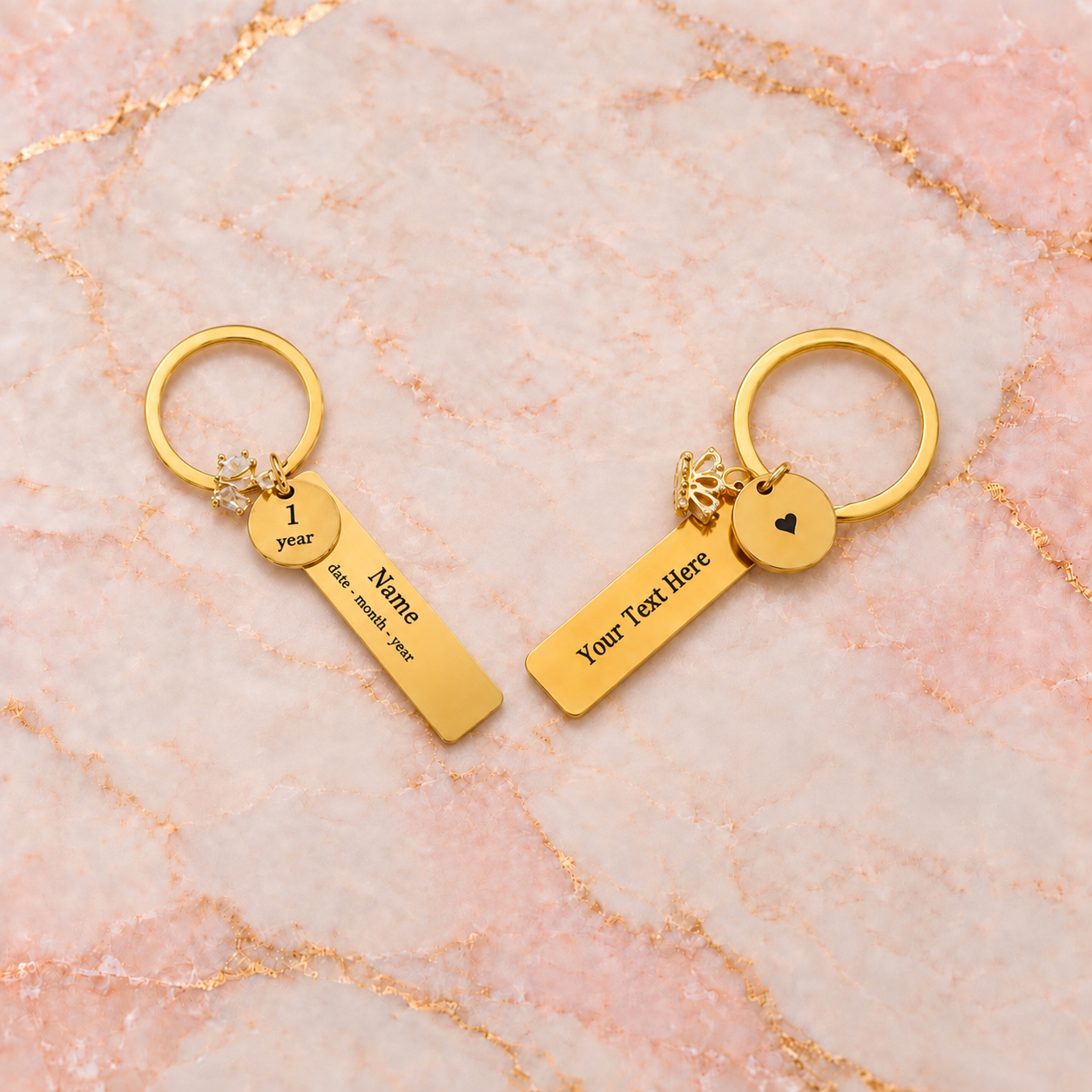 Gold Recktangle Keepsake