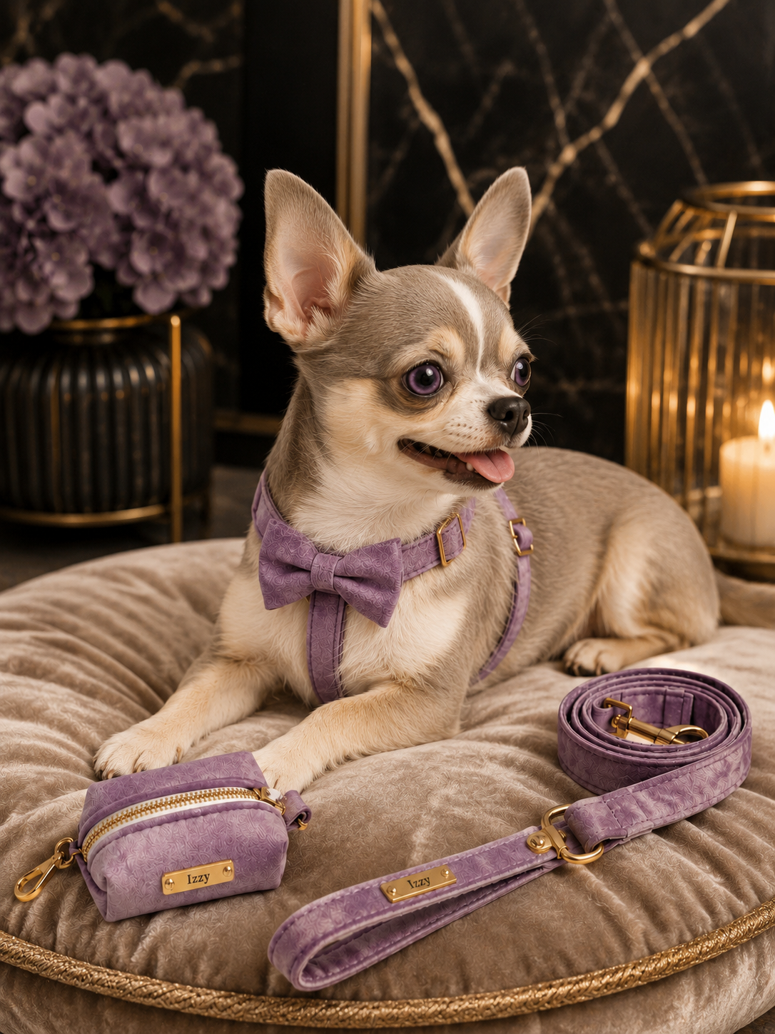 Lilac Velvet Dream Walking Set