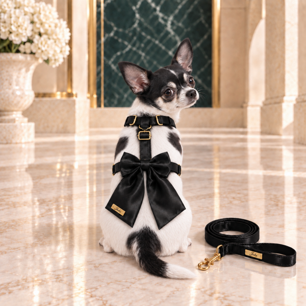 Midnight Noir Satin Walking Set