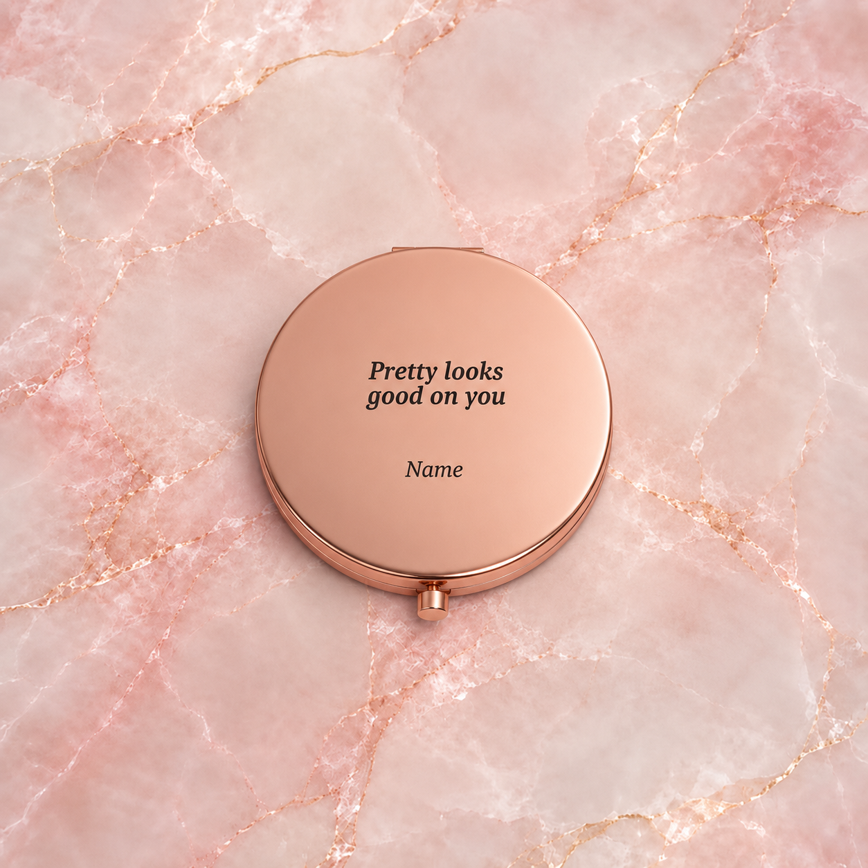 Rose Gold Beauty Mirror
