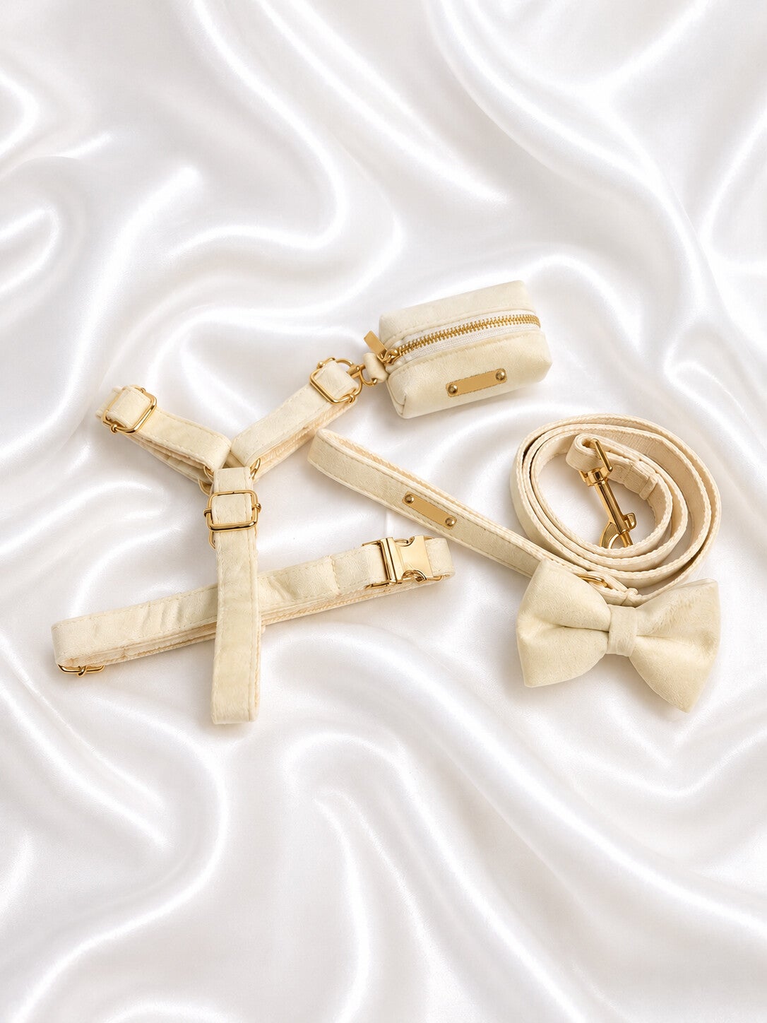 Soft Ivory Velvet Set