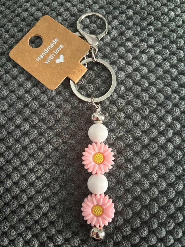 Sleutelhanger | Pink/Flower