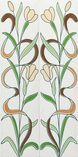 Wandpaneel Fenice Lido B Green 40x80 cm